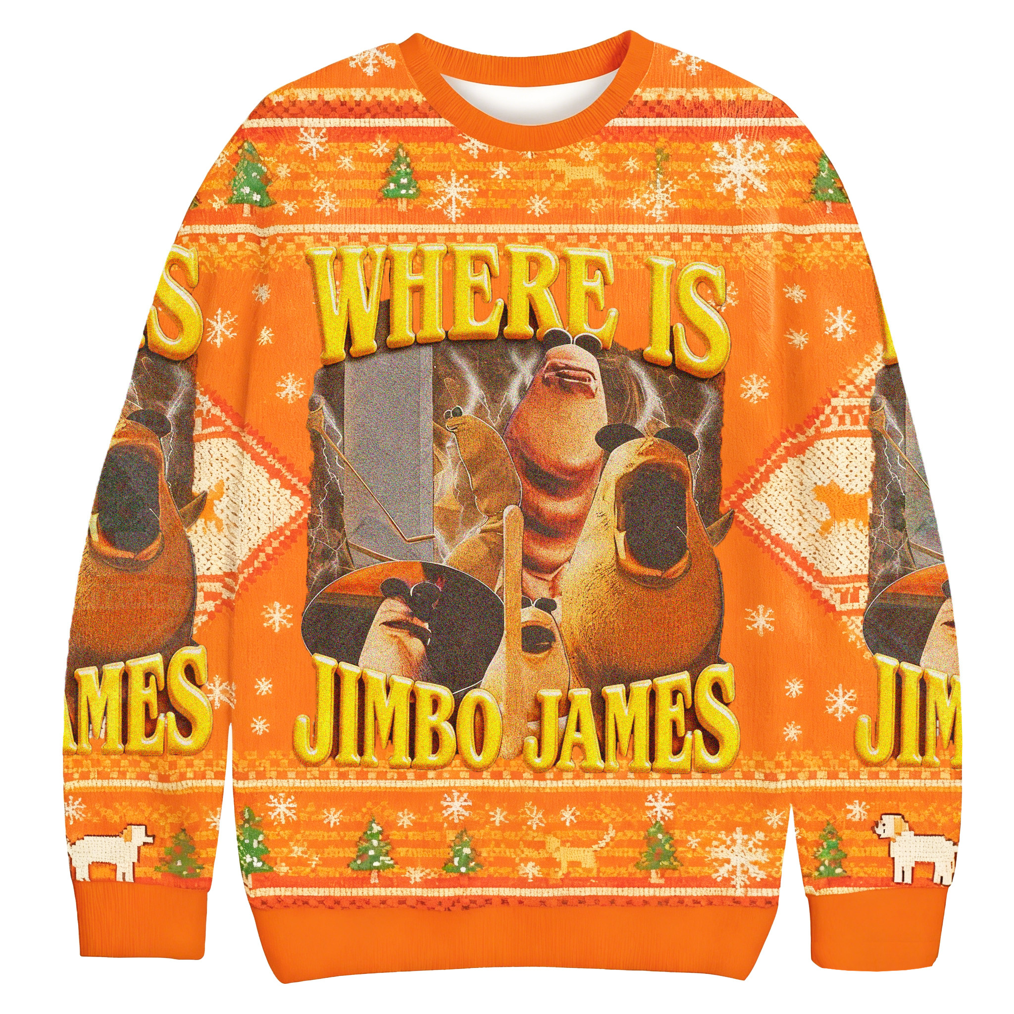Where Is Jimbo James Christmas Ugly Sweater Xmas Clothing Christmas Gifts For Him