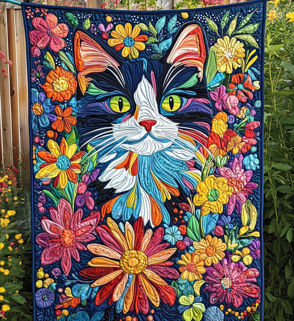 Whimsical Tuxedo Quilted Blanket Cute Blankets For Her