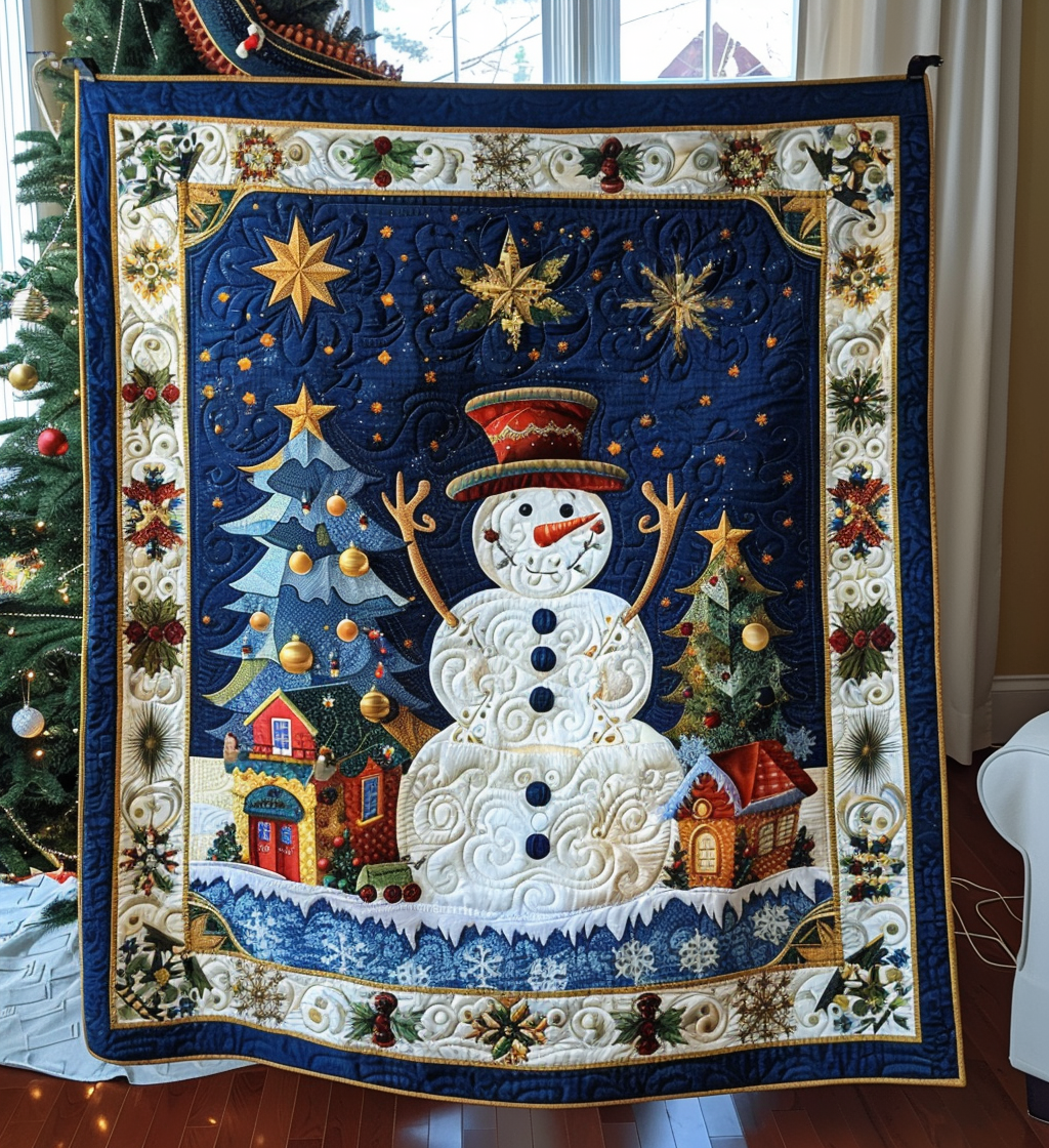 Whimsical Winter Quilted Blanket Christmas Ideas For Girlfriend