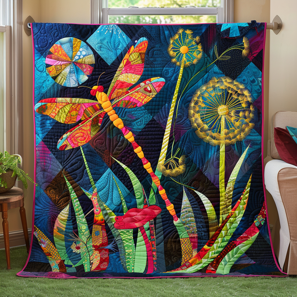 Whimsy Wings Quilted Blanket Unique Dragon Gifts