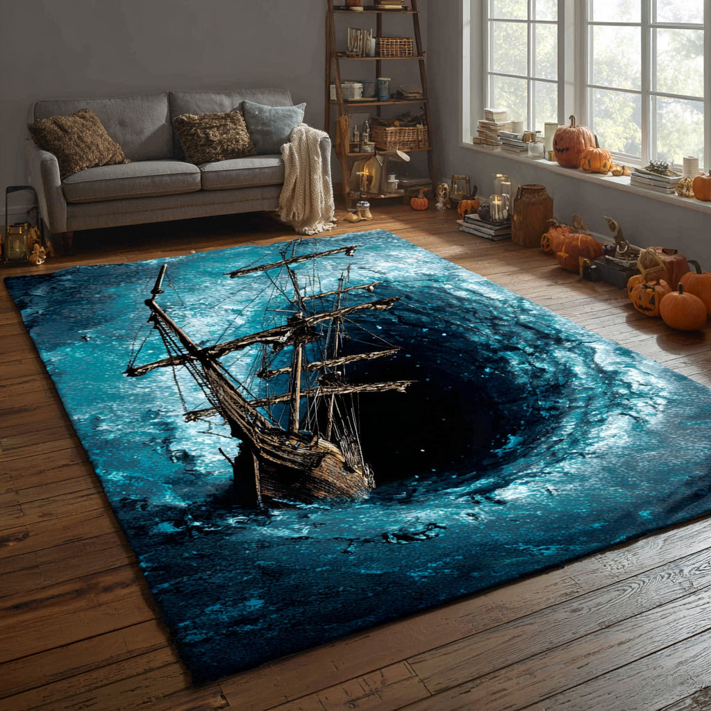 Whirlpool Voyage Area Rug Dining Table Accessories Gifts For An Ocean Lover
