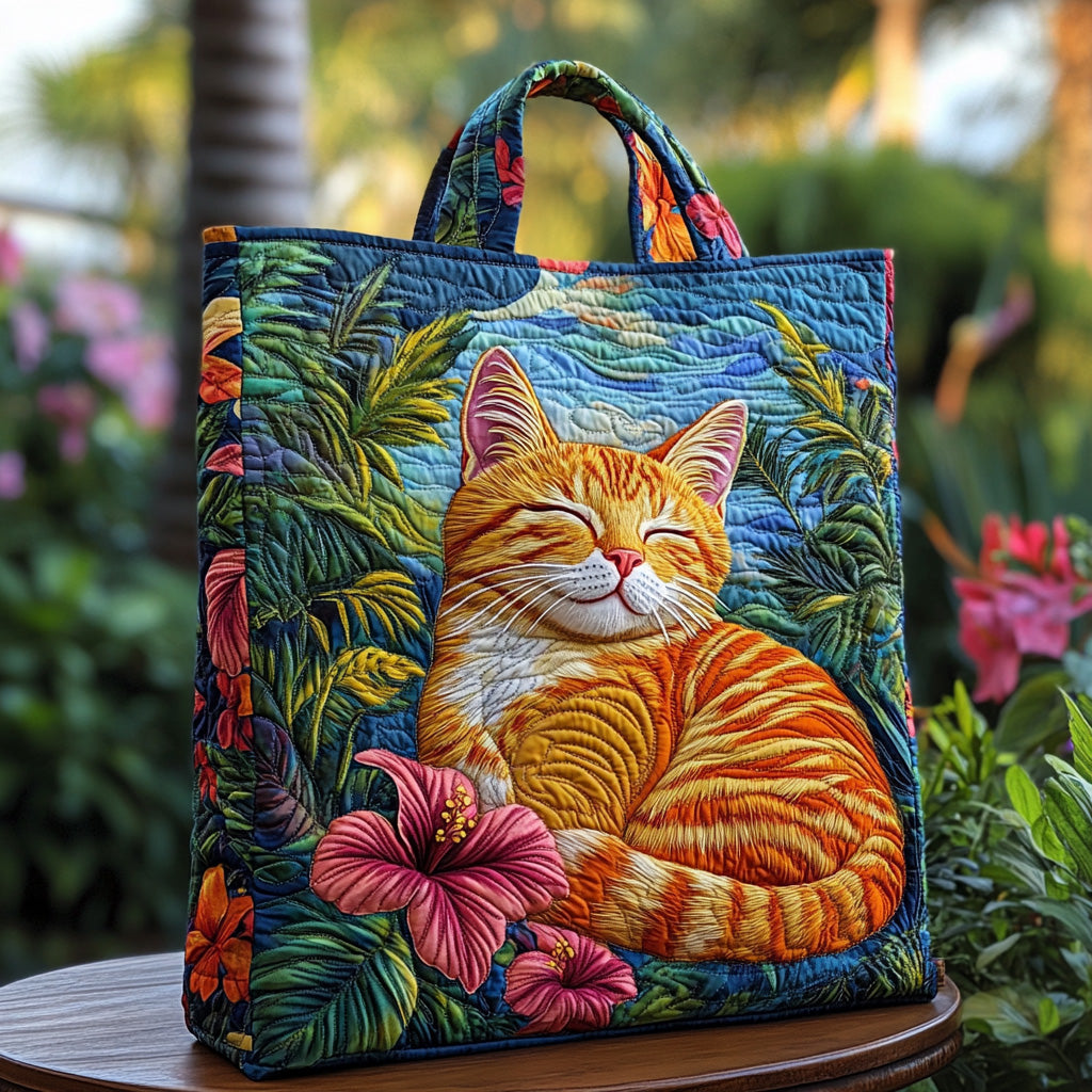 Whisker Dreams Quilted Tote Bag Presents For People Who Like Cats