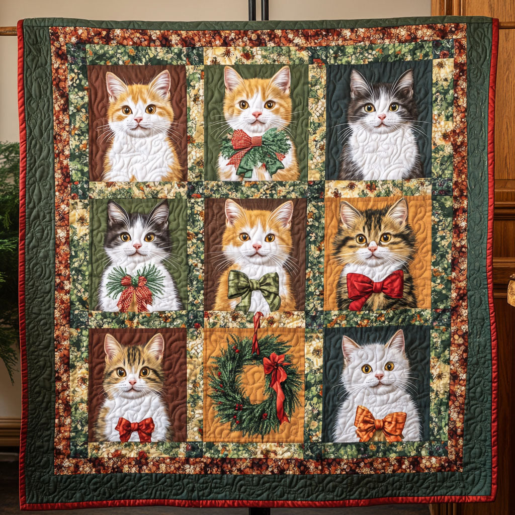 Whisker Whispers Quilted Blanket Best Gifts For Cat Lovers