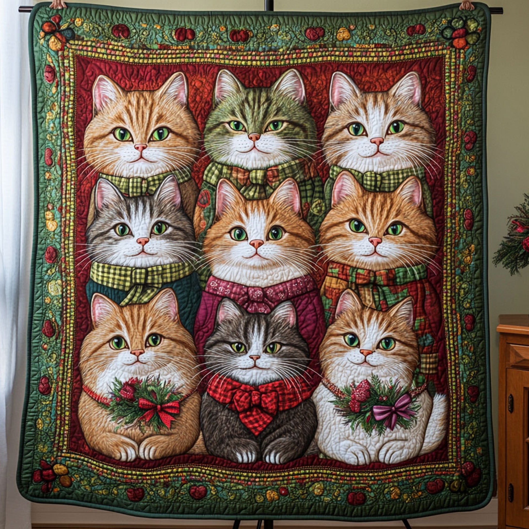 Whisker Wishes Quilted Blanket Best Gifts For Cat Lovers