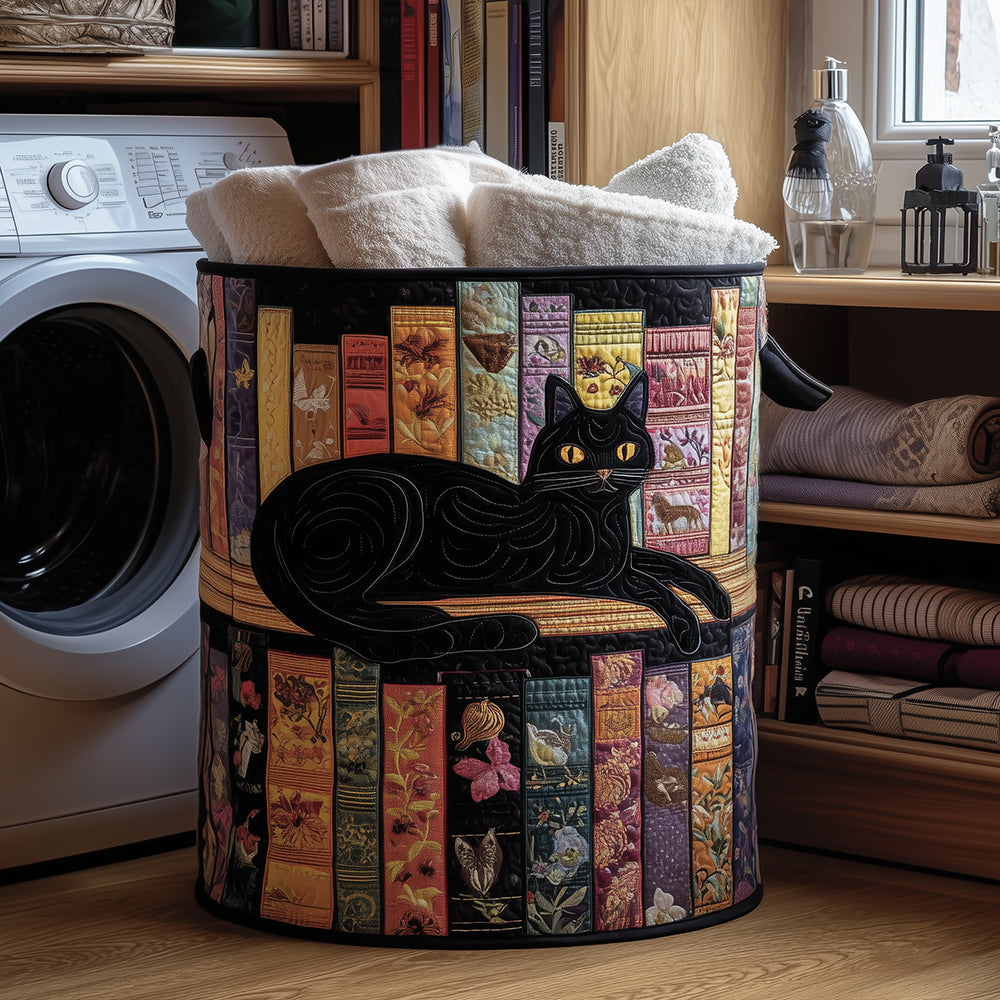 Whisker Wonderland Quilted Laundry Basket Top Choice For Housewarming