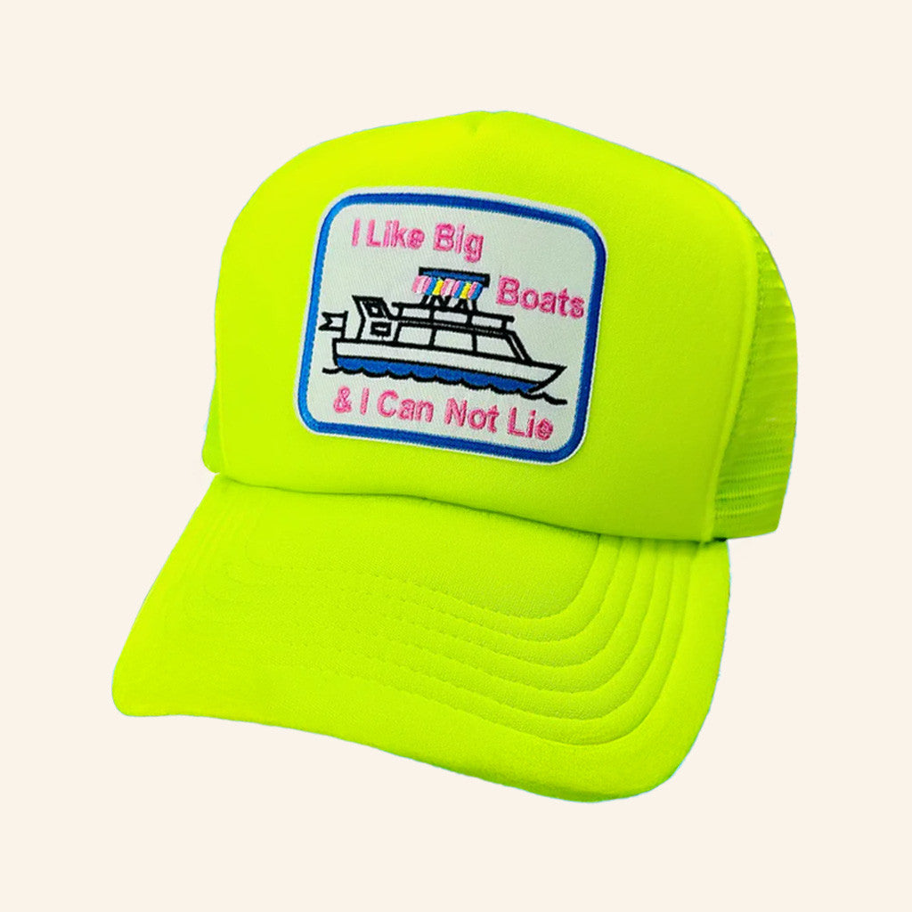 Whiskey Biz Merch I Like Big Boats Embroidered Trucker Hat Gifts For Wife Whiskey Biz Merch I Like Big Boats Embroidered Trucker Hat Gifts For Wife