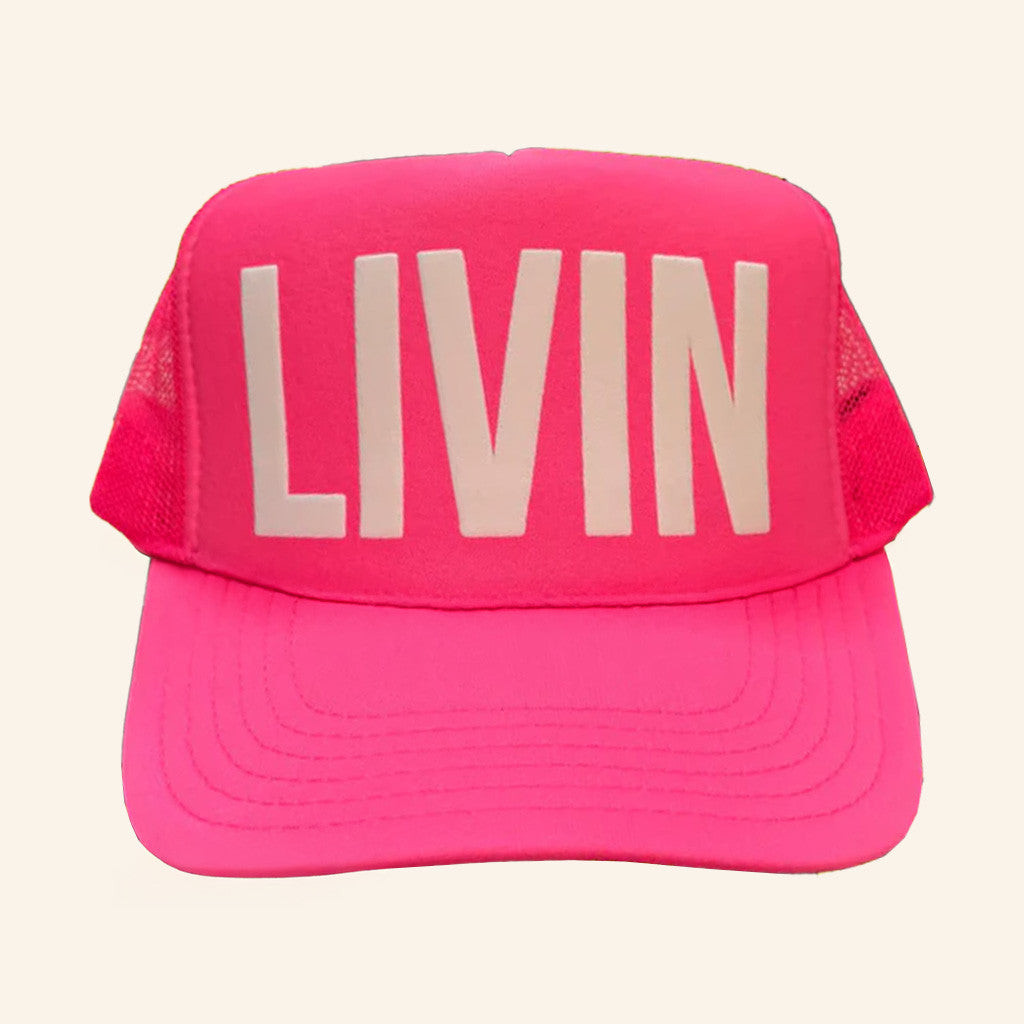 Whiskey Biz Merch LIVIN Trucker Hat Gifts For Girlfriend Whiskey Biz Merch LIVIN Trucker Hat Gifts For Girlfriend