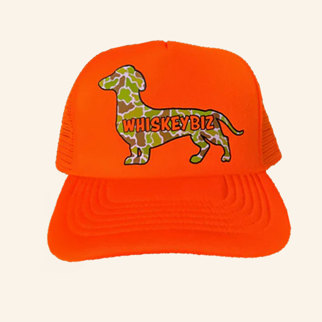 Whiskey Biz Merch Weenie Dog Camo Trucker Hat Gifts For Girlfriend Whiskey Biz Merch Weenie Dog Camo Trucker Hat Gifts For Girlfriend