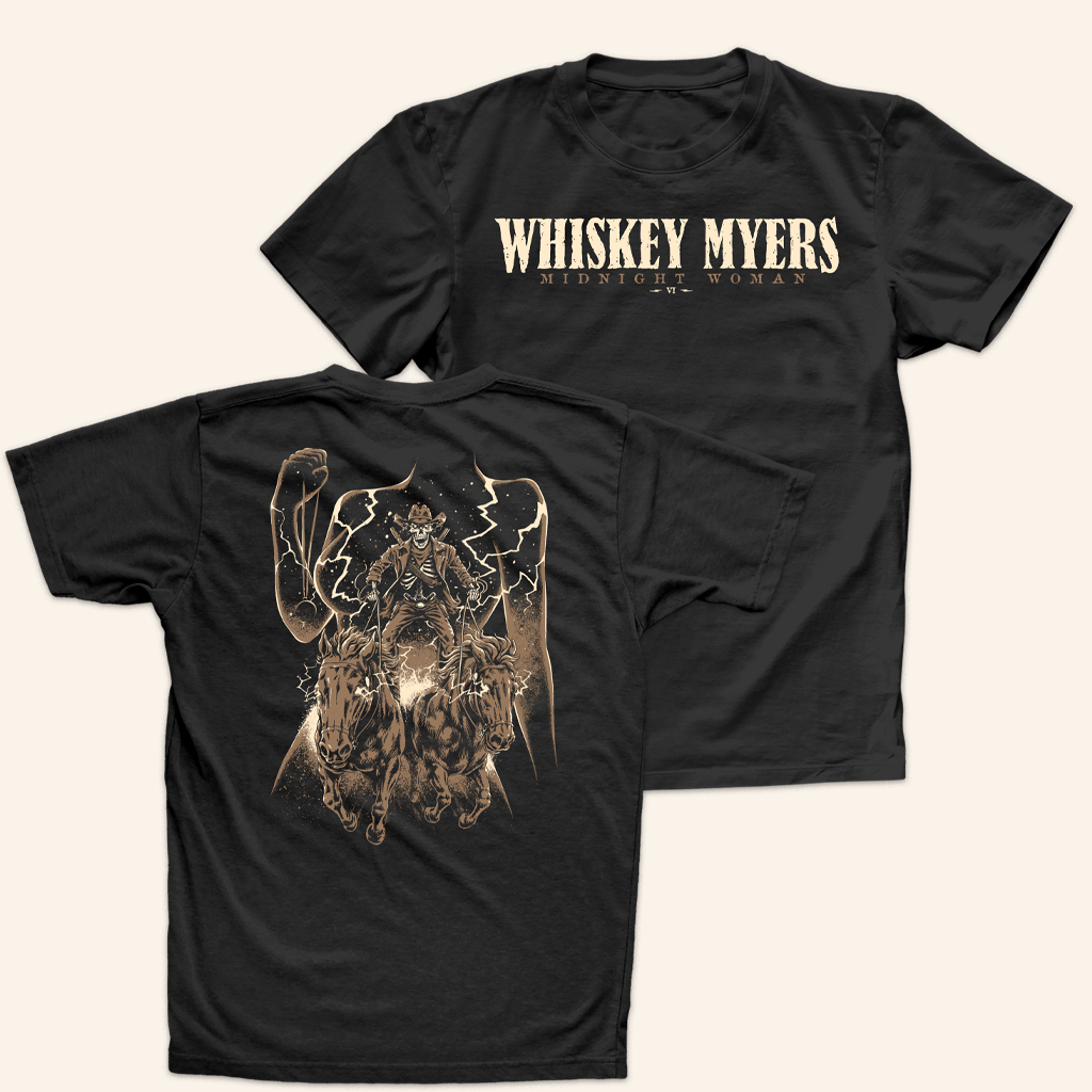 Whiskey Myers Merch Whiskey Myers Whomp Whack Thunder Midnight Woman T-Shirt Gifts For Dad