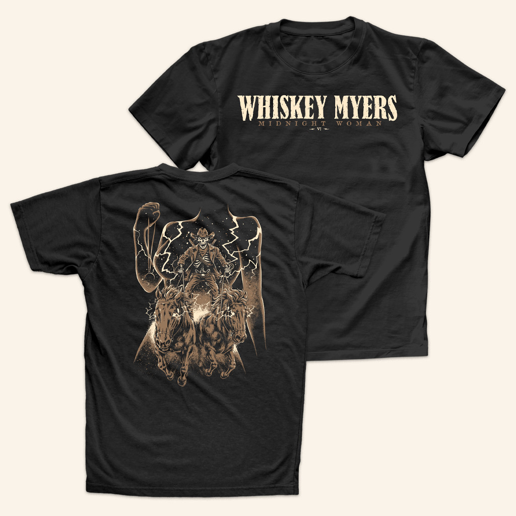 Whiskey Myers Merch Whiskey Myers Whomp Whack Thunder Midnight Woman T-Shirt Gifts For Dad