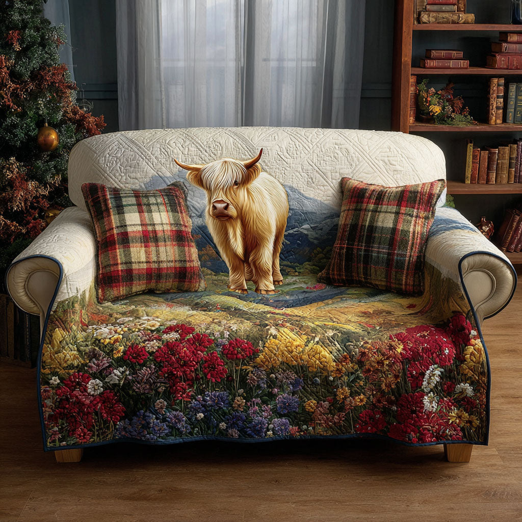 Whiskey Trail Quilted Sofa Cover Holiday Couch Slipcovers Fun Christmas Ideas For Families