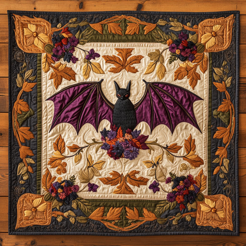 Whispering Bat Quilt Soft Quilt Blanket Gift for Comfortable Nights