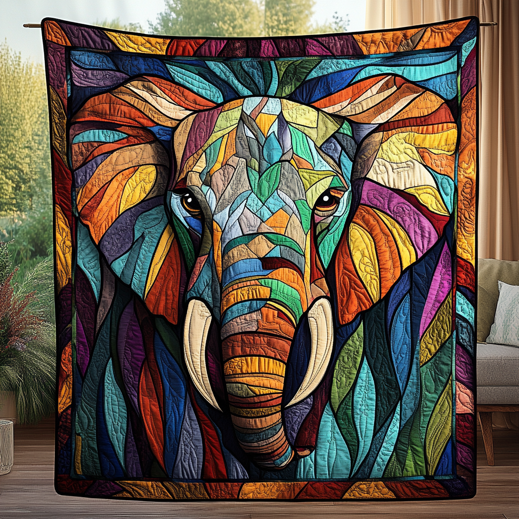 Whispering Winds Quilted Blanket Presents For Elephant Lovers
