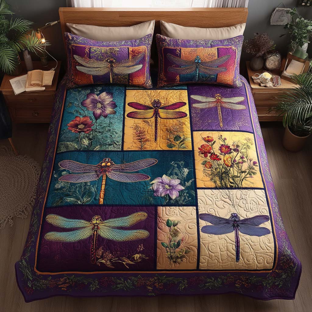 Whispering Wings Quilted Bedding Set Bed Decorations Christmas Gifts For Wife 2025
