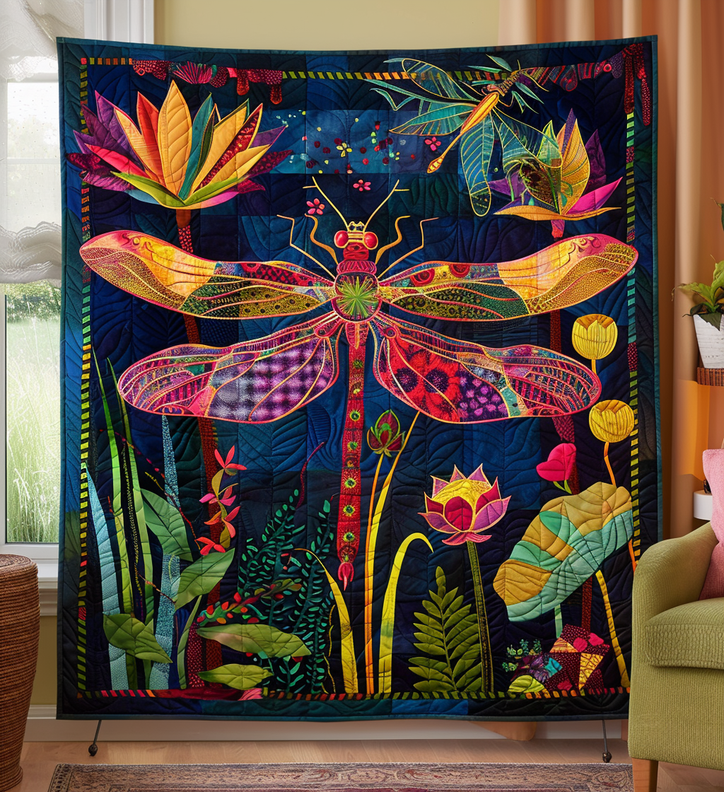 Whispering Wings Quilted Blanket Cute Heated Blanket