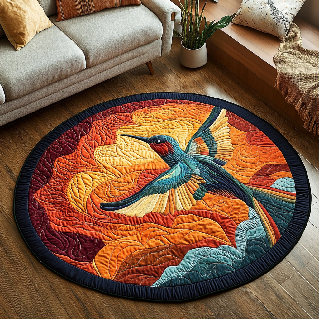 Whispering Wings Quilted Round Mat Foyer Decor Ideas Farm Wife Gifts