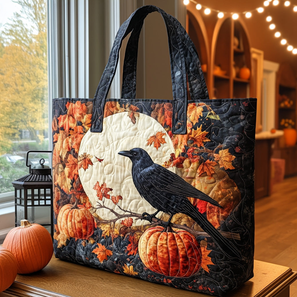 Whispering Wings Quilted Tote Bag Fall Autumn Gifts For Her