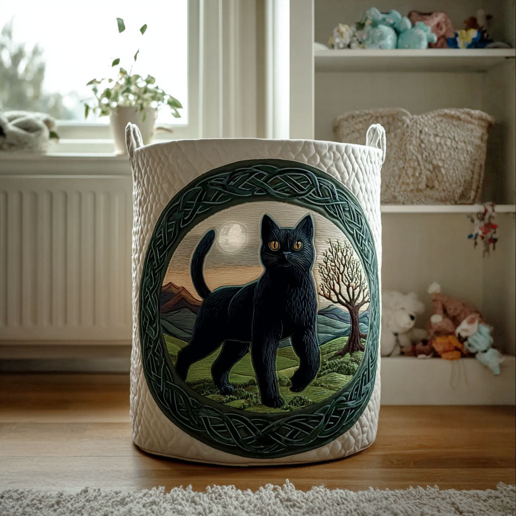 Whisperpaw Quilted Laundry Basket Durable Quilted Laundry Basket for Home Organization