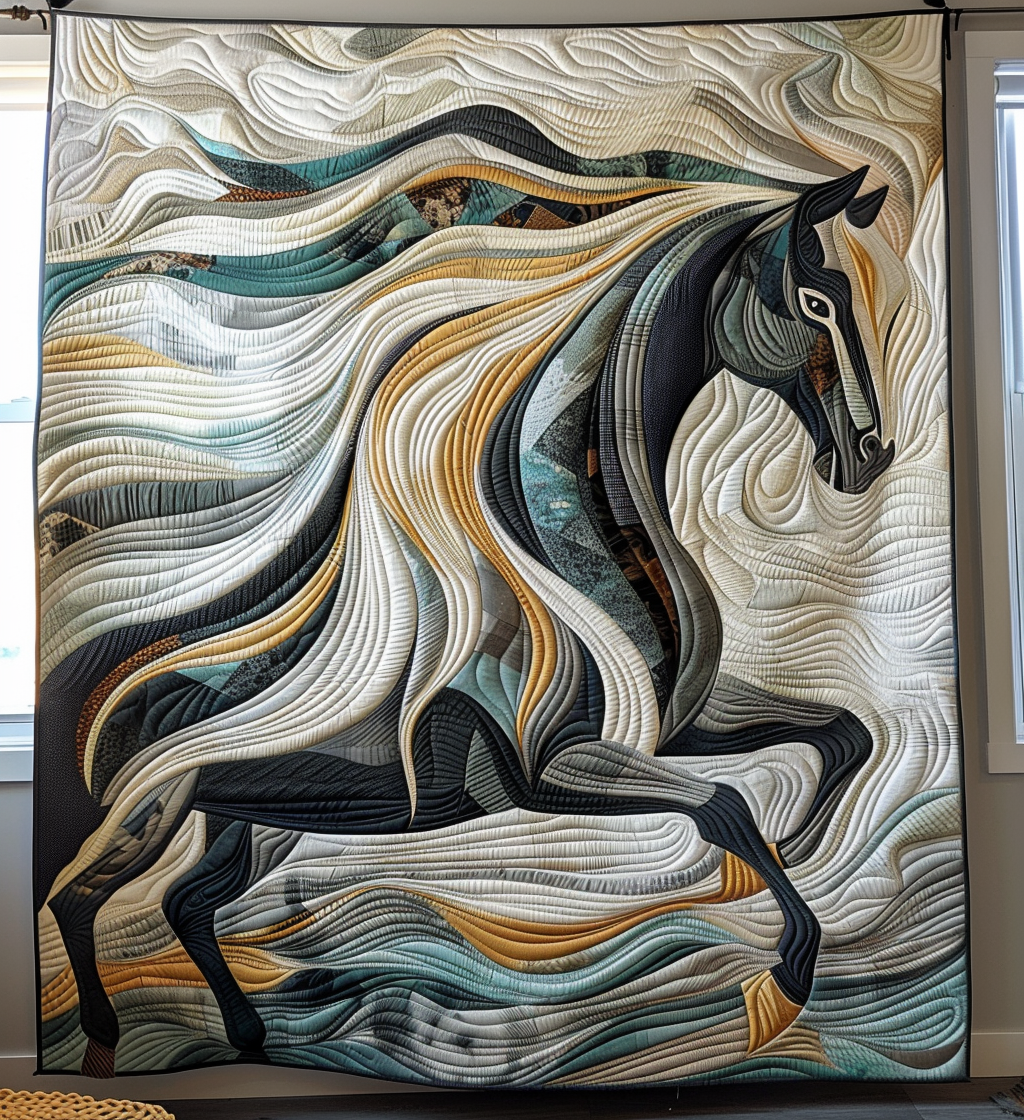 Whispers Of The Wild Quilted Blanket Gifts For Horse Trainers