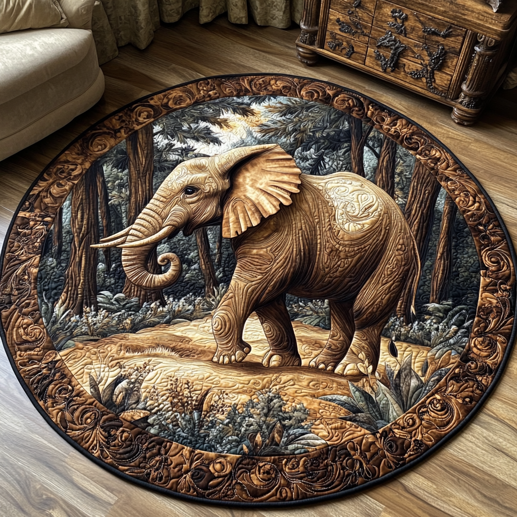 Whispers of the Wild Quilted Round Mat Entrance Way Ideas Farmers Wife Gifts
