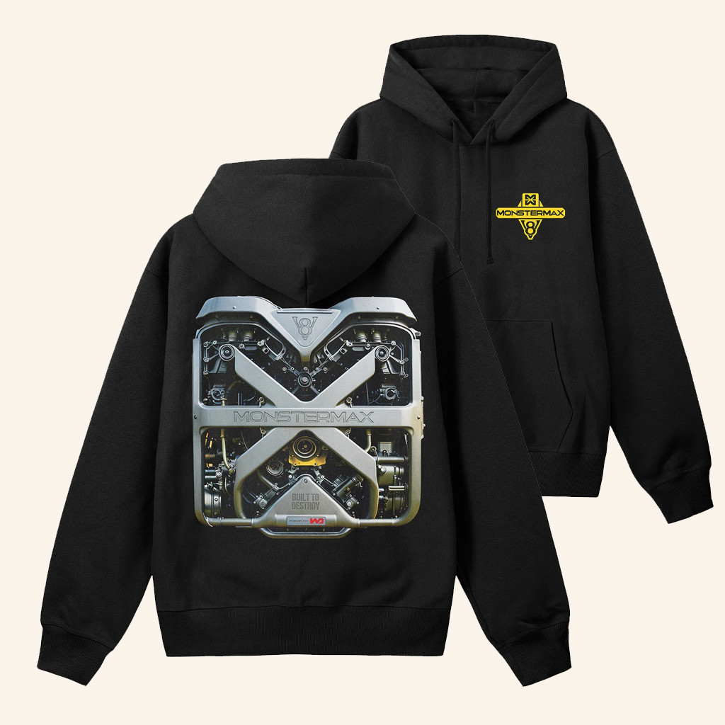 Whistlindiesel Merch Engine Black Hoodie Christmas Present For Brother