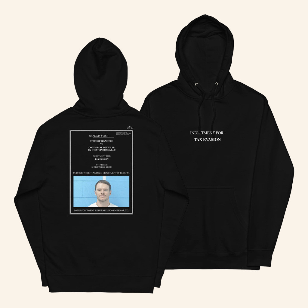 WhistlinDiesel Merch Tax Evasion Hoodie Birthday Present For Husband