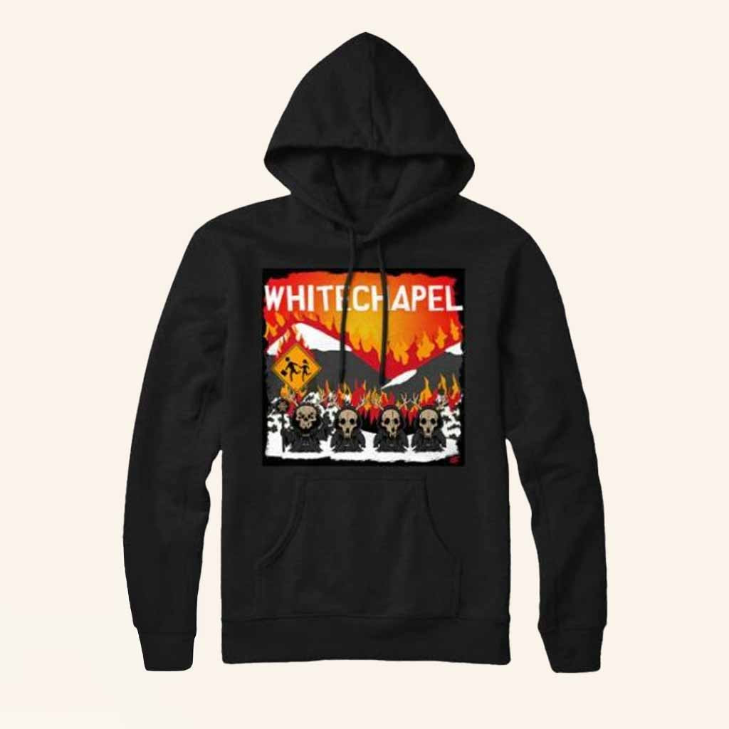 White Chapel Band Merch Park Black Hoodie Presents For Husband White Chapel Band Merch Park Black Hoodie Presents For Husband