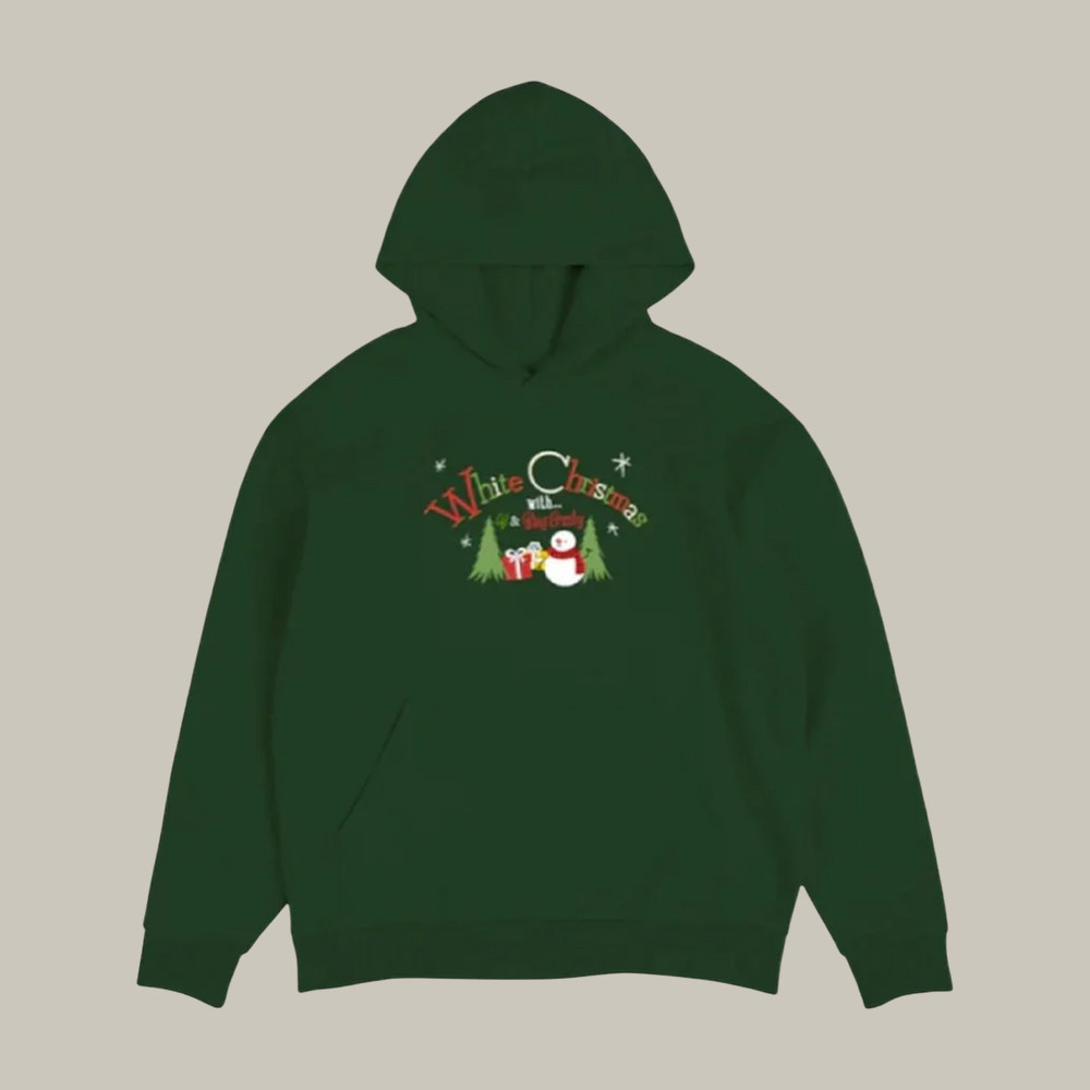 White Christmas BTS World Tour Hoodie BTS 2026 World Tour Apparel Kpop Music Lover Gift For Army