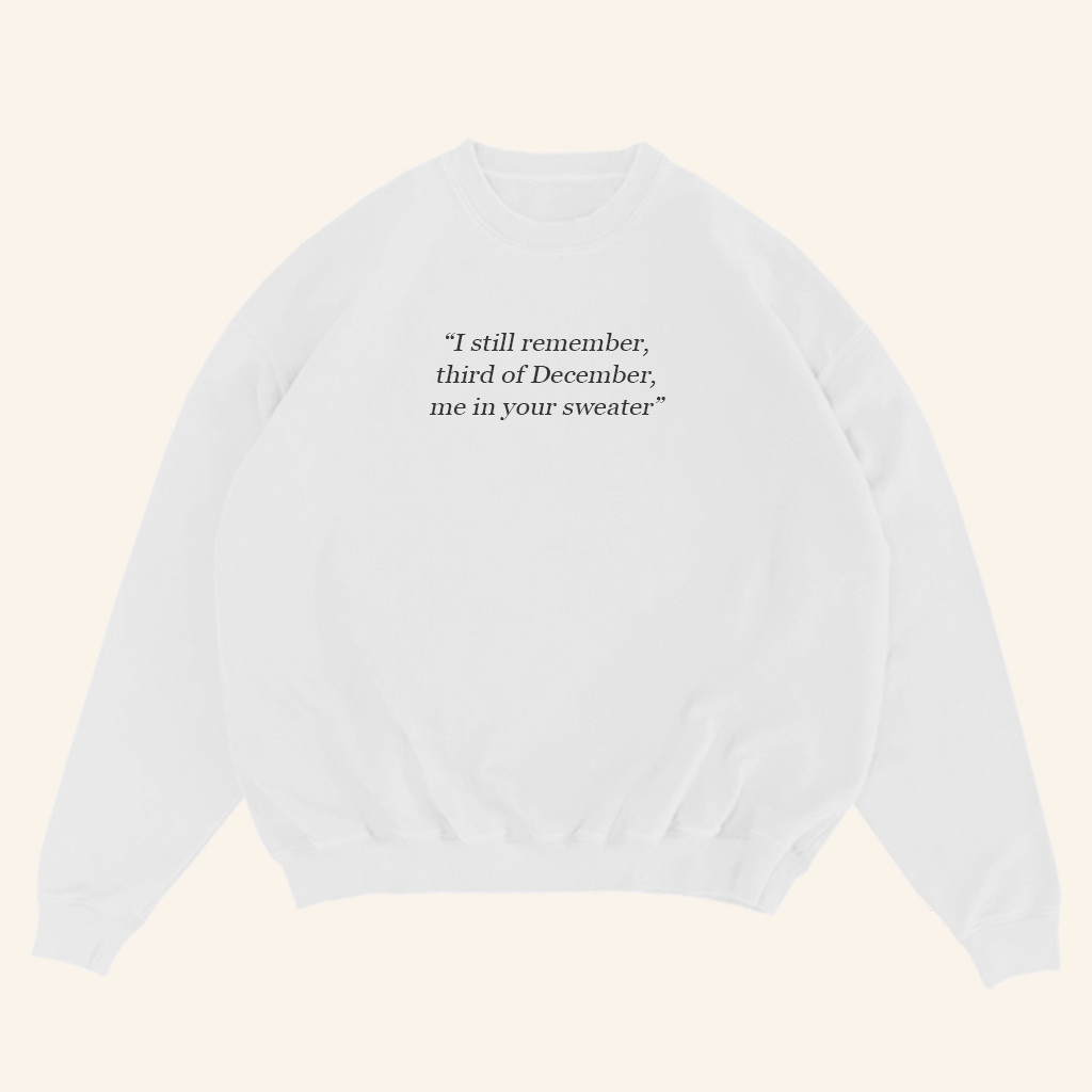 White Conan Gray Heather Sweater 2025 Conan Gray Merch Your Sweater Sweatshirt Music Fans Gifts