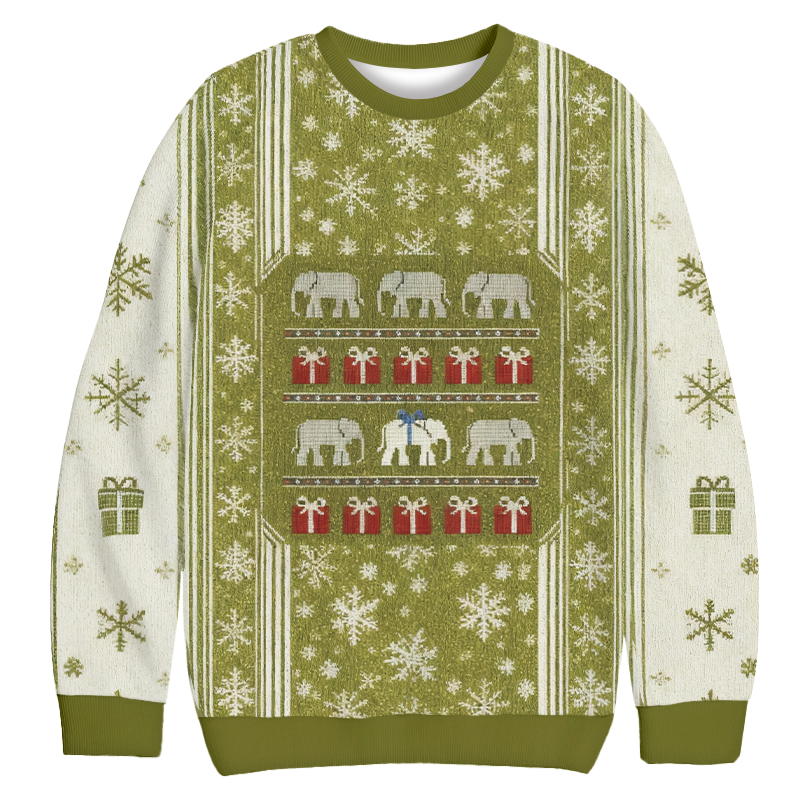 White Elephant Party Christmas Ugly Sweatshirt Holiday Lounge Wear Top Gift Ideas White Elephant Party Christmas Ugly Sweatshirt Holiday Lounge Wear Top Gift Ideas