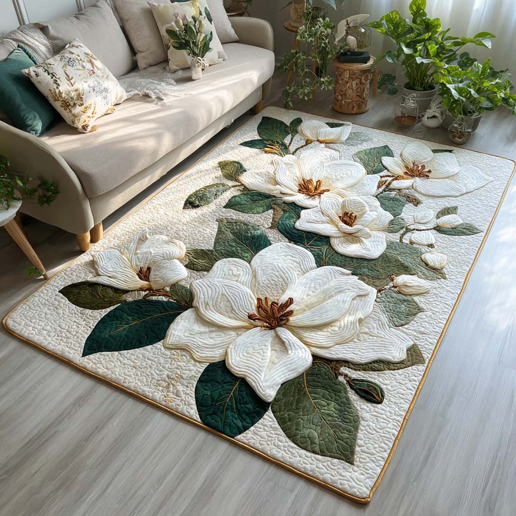 White Grace Area Rug  Indoor Outdoor Carpet Cute Christmas Gifts For Girlfriend