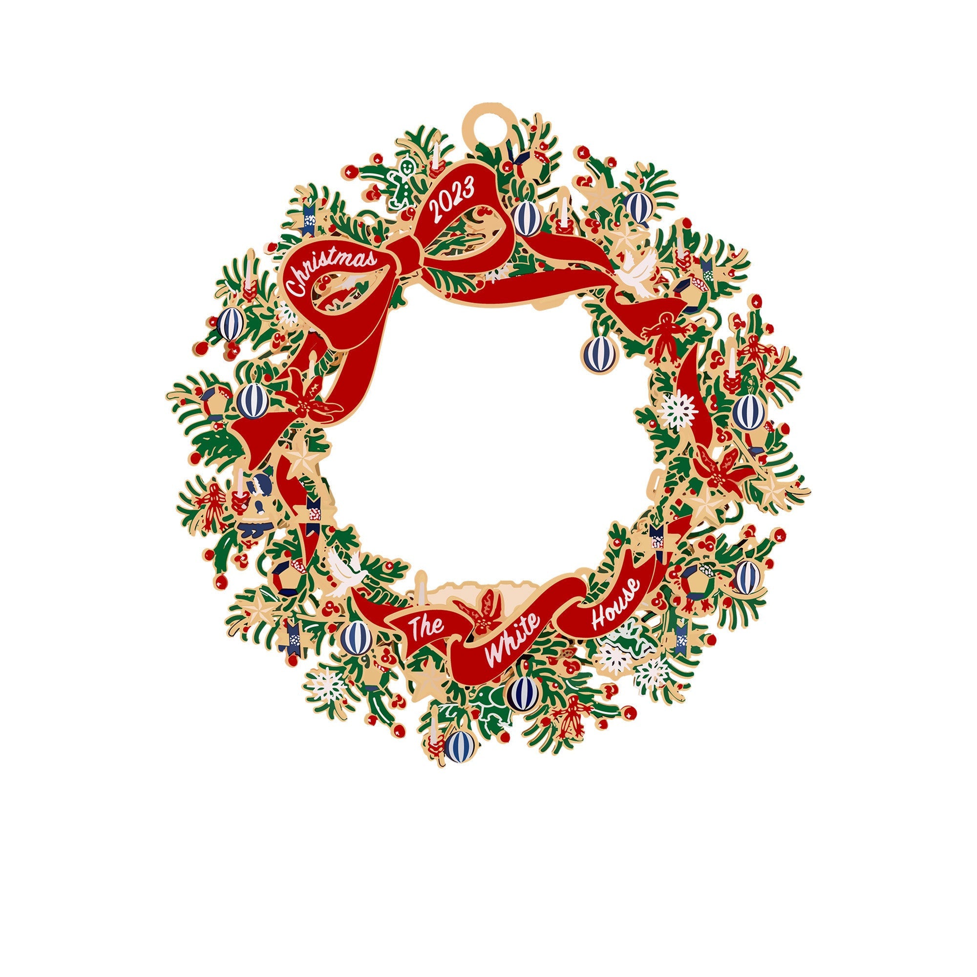 White House Ornament 2024 White House Christmas Ornament Christmas Tree Decorations