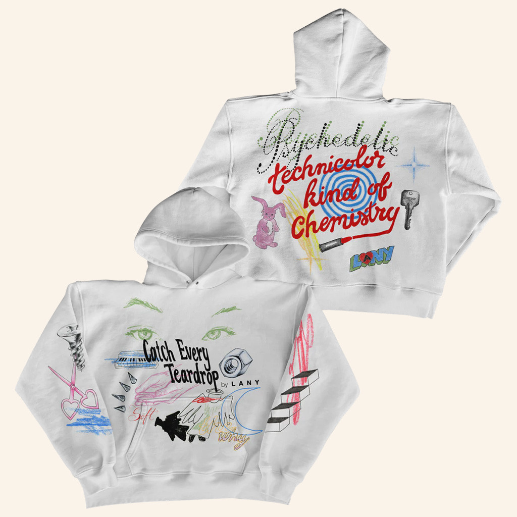 White Sketched Hoodie White Sketched Hoodie