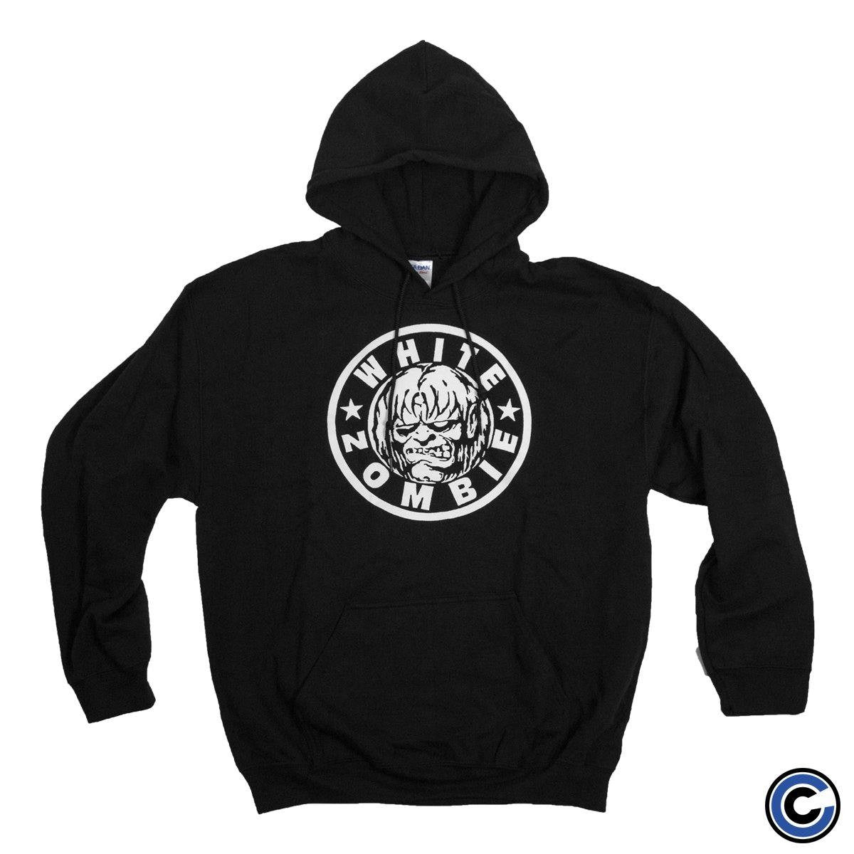 White Zombie Merch Circle Logo Hoodie White Zombie Hoodie White Zombie Merch Circle Logo Hoodie White Zombie Hoodie