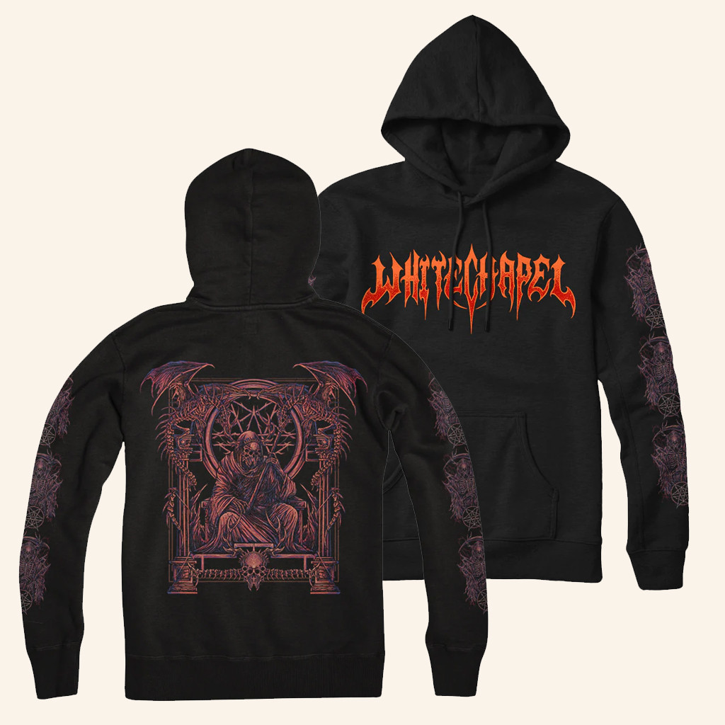 Whitechapel Band Merch Gothic Leader Hoodie Birthday Gift Ideas For Him