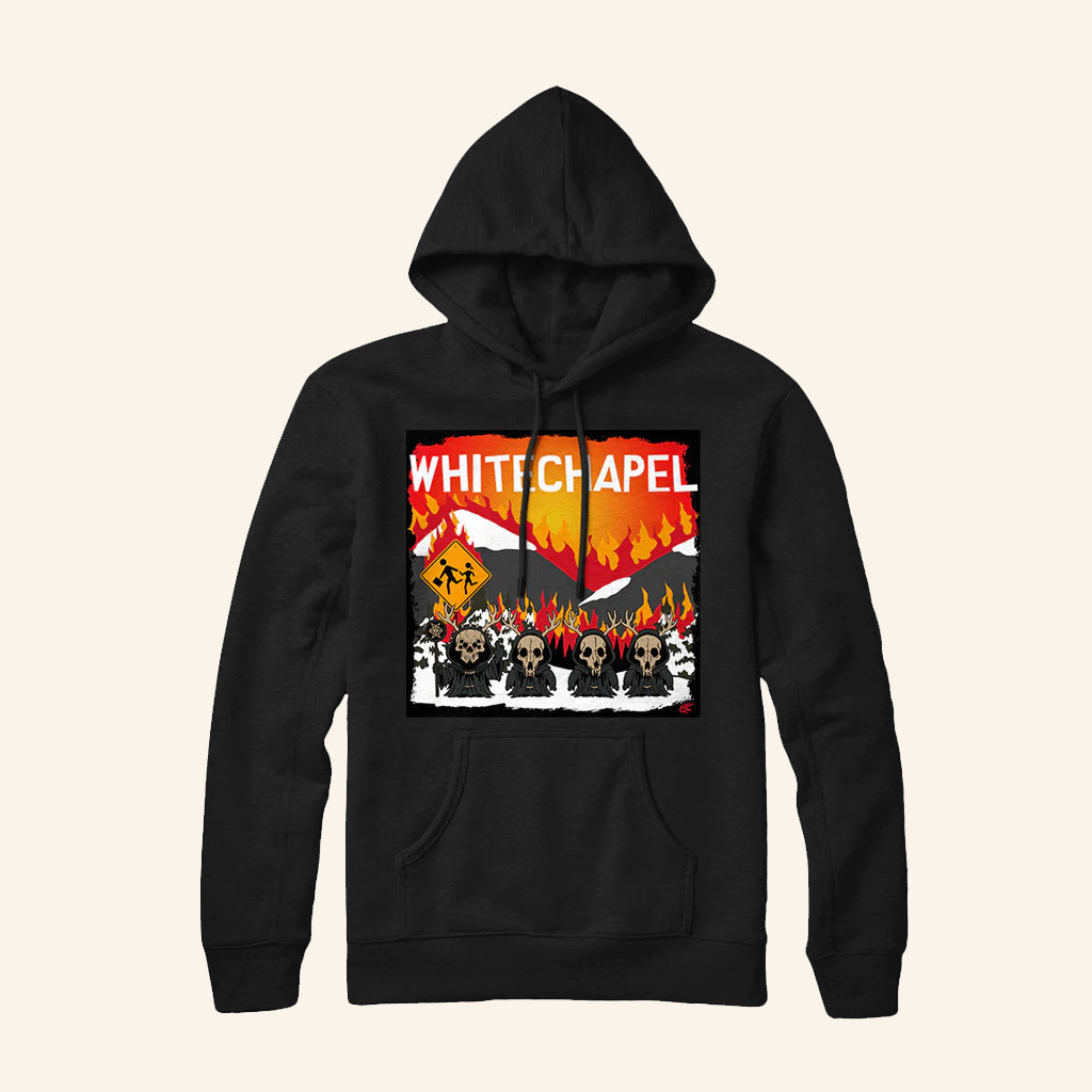 Whitechapel Band Merch Park Black Hoodie Fan Apparel Gifts For Boyfriend Whitechapel Band Merch Park Black Hoodie Fan Apparel Gifts For Boyfriend