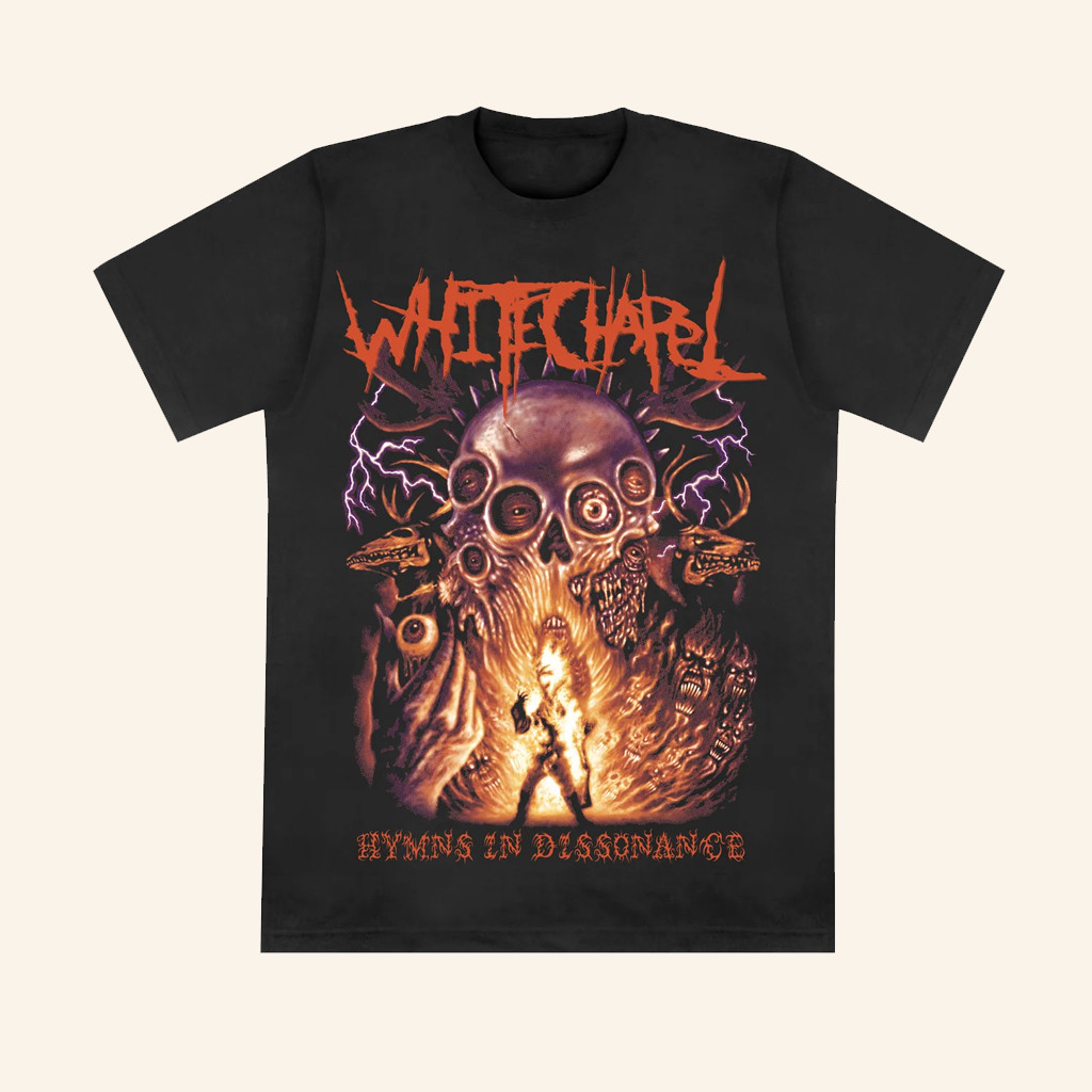 Whitechapel Band Merch Retro Hymns Black T-Shirt Good Gifts For Dad Whitechapel Band Merch Retro Hymns Black T-Shirt Good Gifts For Dad