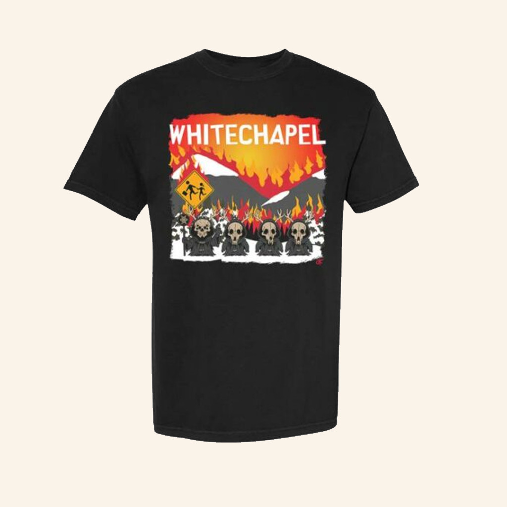 Whitechapel Band Merch Store Park Black T-Shirt Whitechapel Band Merch Store Park Black T-Shirt
