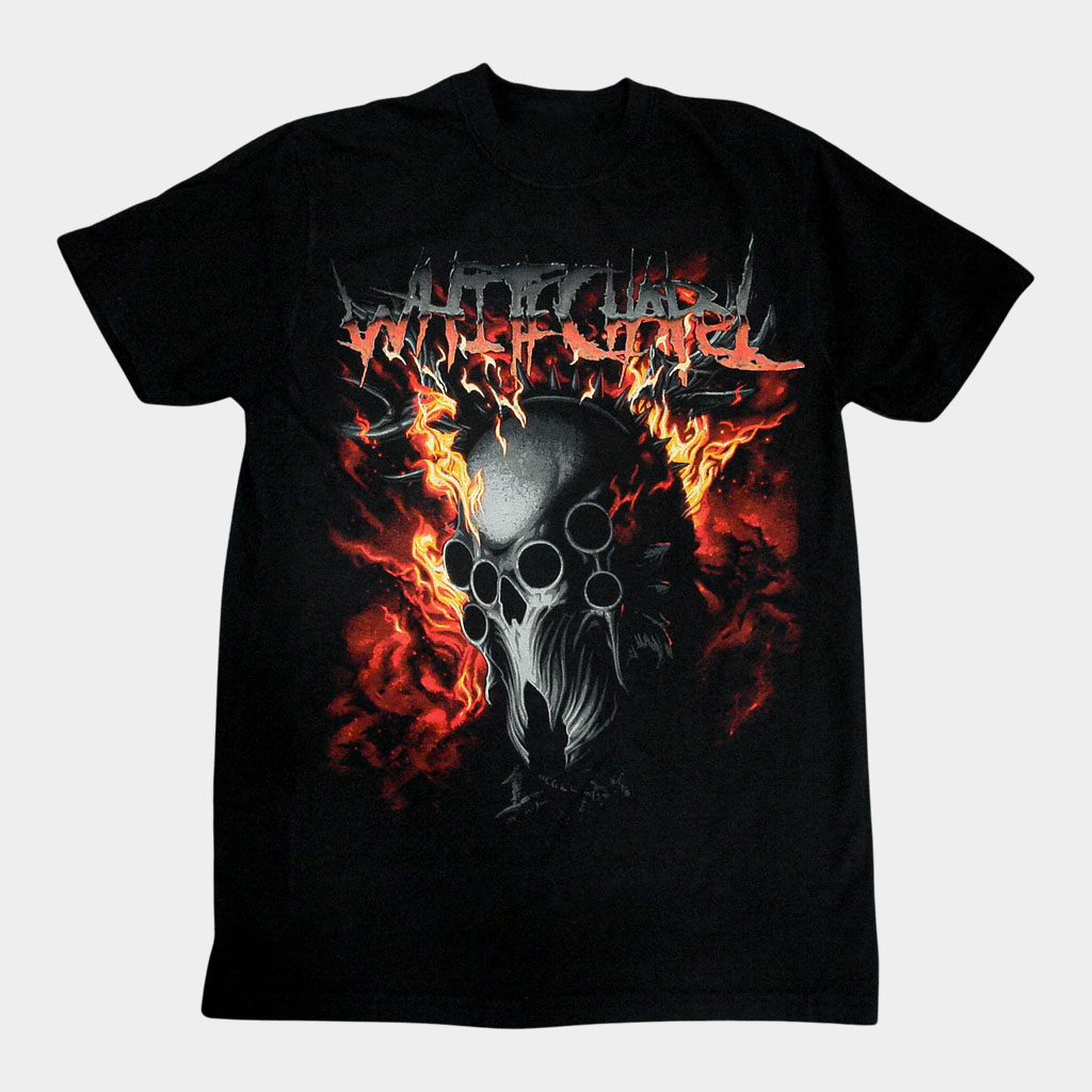 Whitechapel Merch 2026 Flames Black T-Shirt Father's Day Gift For Him Whitechapel Merch 2026 Flames Black T-Shirt Father's Day Gift For Him