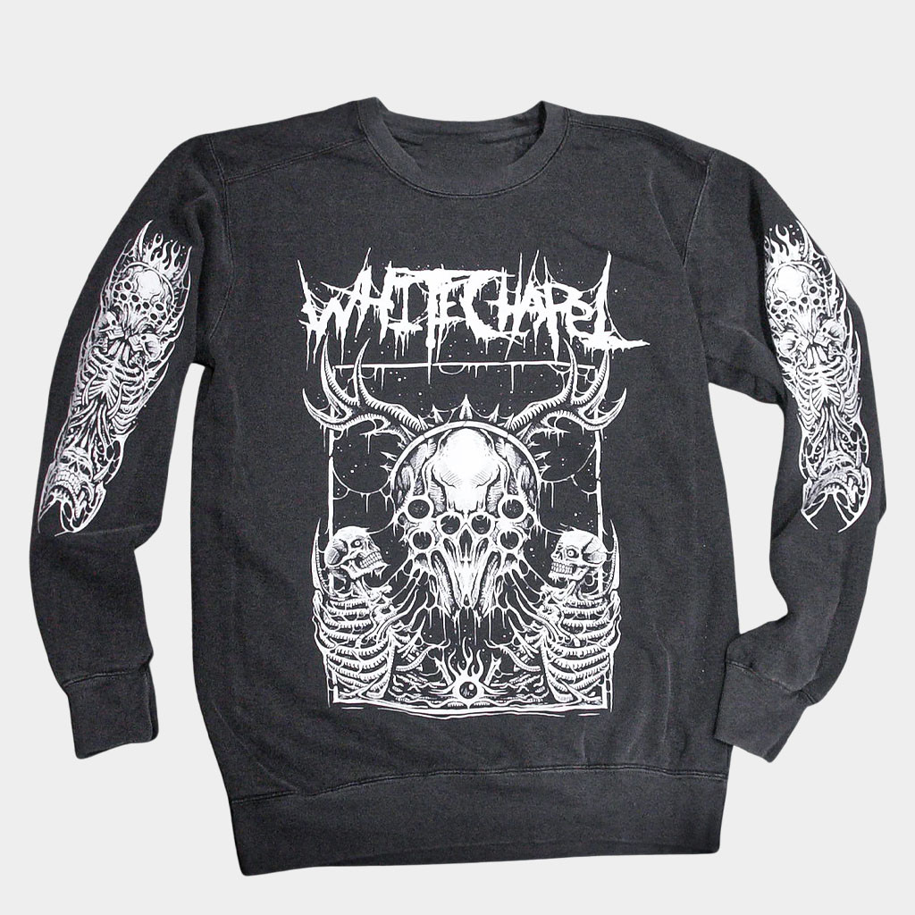 Whitechapel Merch 2026 Skulls Pepper Crewneck Whitechapel Sweatshirt Gifts For Brother