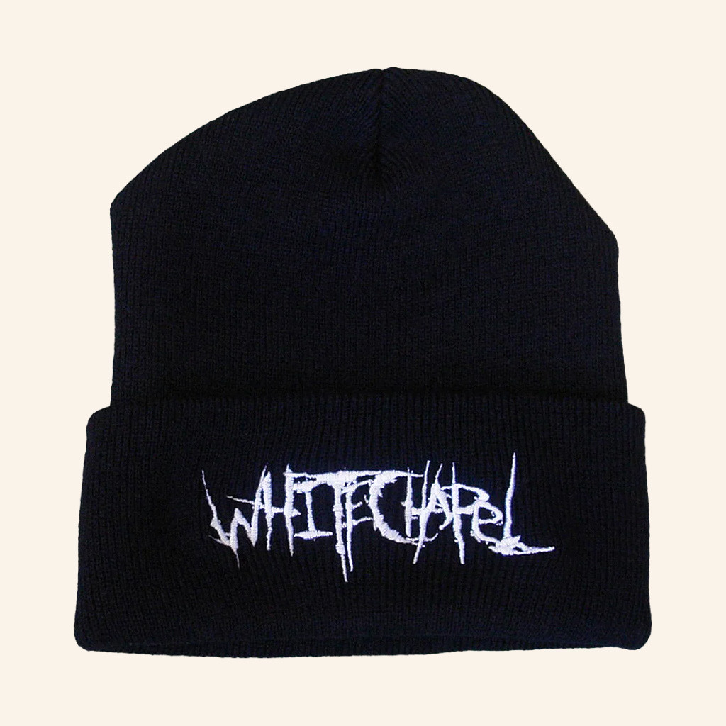 Whitechapel Merch Classic Logo Black Beanie Christmas Gifts For Boyfriend Whitechapel Merch Classic Logo Black Beanie Christmas Gifts For Boyfriend