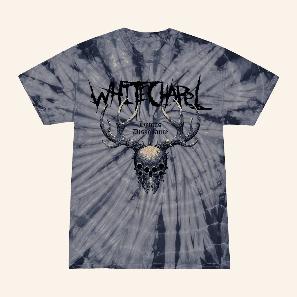 Whitechapel Merch Dissonance Spider Grey T-Shirt Xmas Gifts For Him