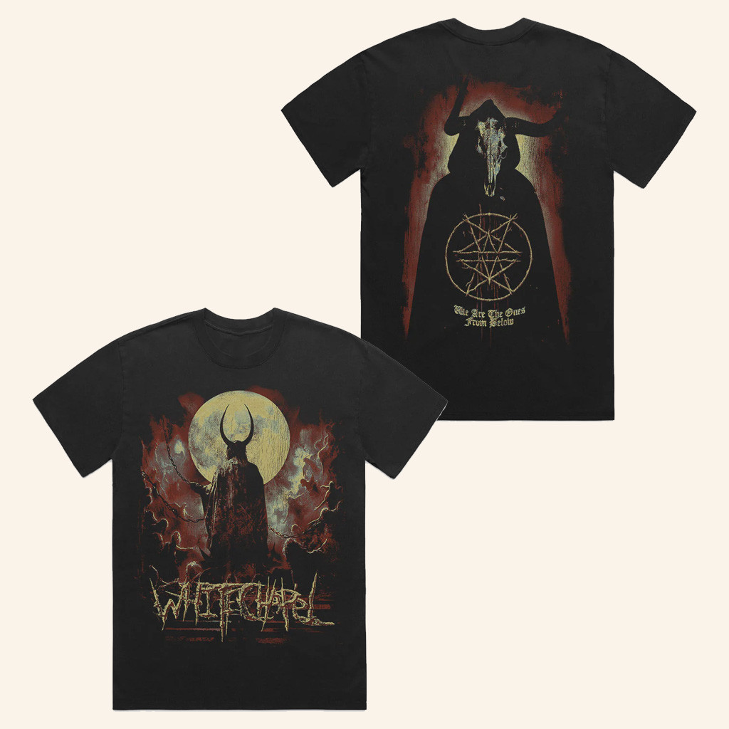 Whitechapel Merch From Below Black T-Shirt Husband Christmas Gift Ideas