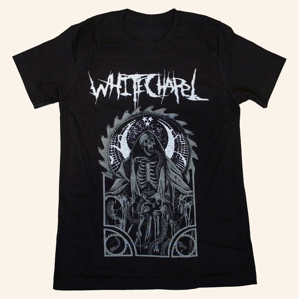 Whitechapel Merch Serpent God Classic Logo Black T-Shirt Christmas Gift Ideas For Dad Whitechapel Merch Serpent God Classic Logo Black T-Shirt Christmas Gift Ideas For Dad