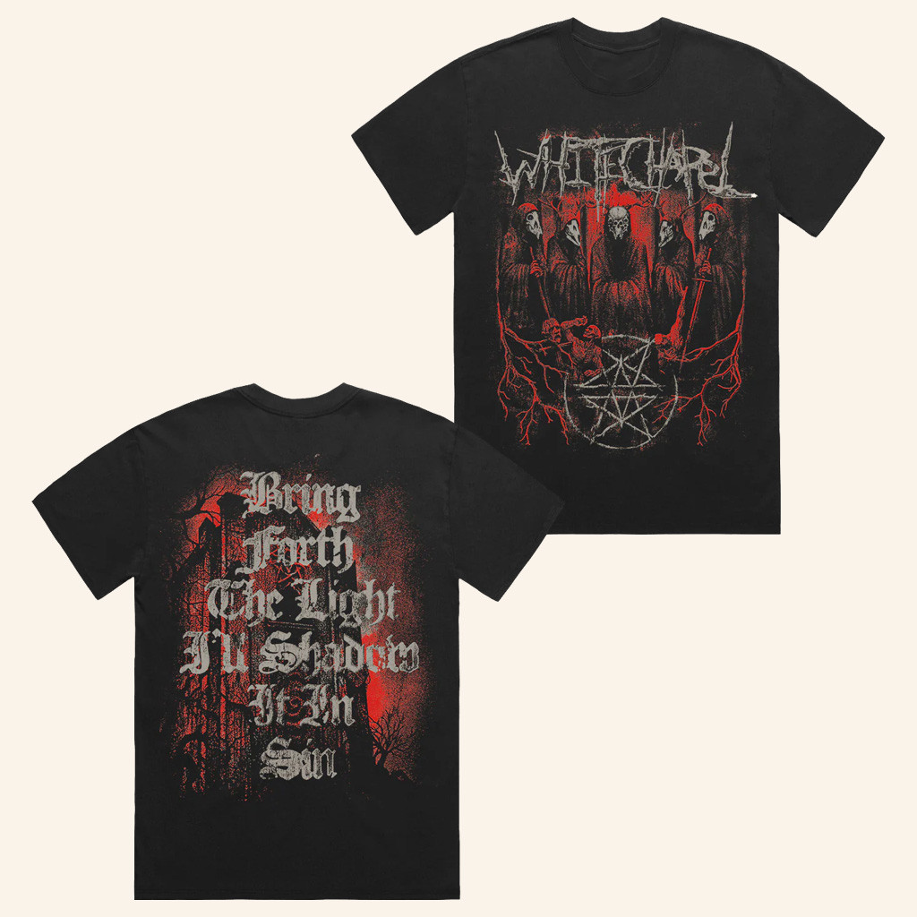 Whitechapel Merch Shadowed Sin Black T-Shirt Christmas Gift Ideas For Him Whitechapel Merch Shadowed Sin Black T-Shirt Christmas Gift Ideas For Him