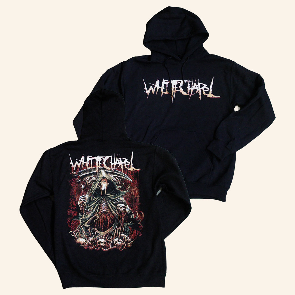 Whitechapel Merch The King Is Dead Black Hoodie Birthday Gift For Husband