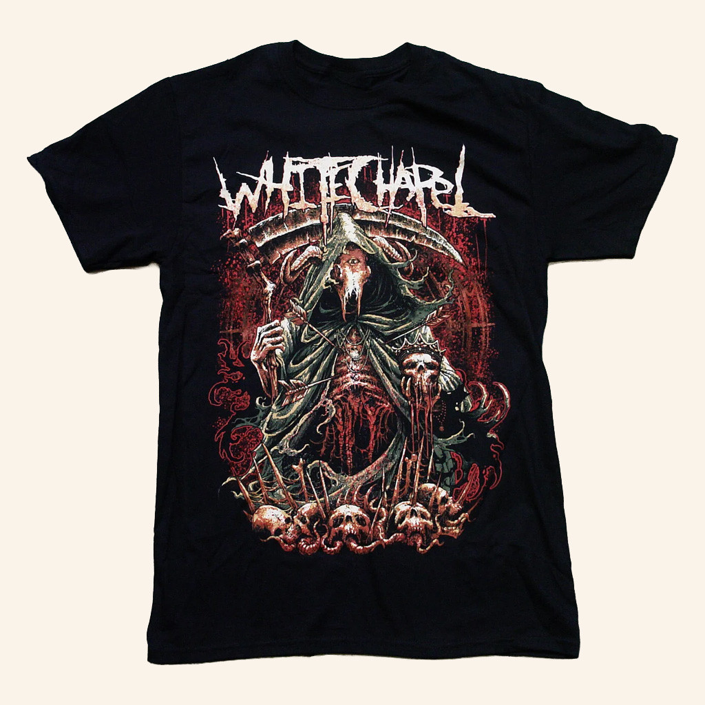 Whitechapel Merch The King Is Dead Black T-Shirt Birthday Gift For Dad