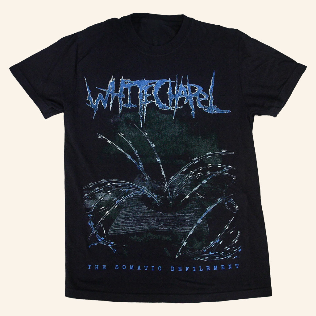 Whitechapel Merch The Somatic Defilement Vintage Black T-Shirt Birthday Gift For Husband Whitechapel Merch The Somatic Defilement Vintage Black T-Shirt Birthday Gift For Husband