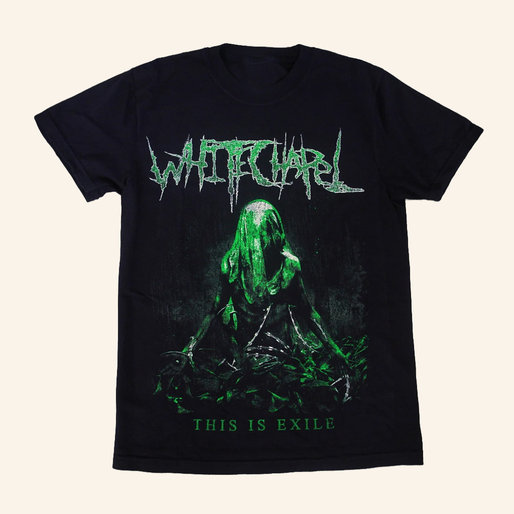 Whitechapel Merch This Is Exile Vintage Black T-Shirt Gift Ideas For Husband