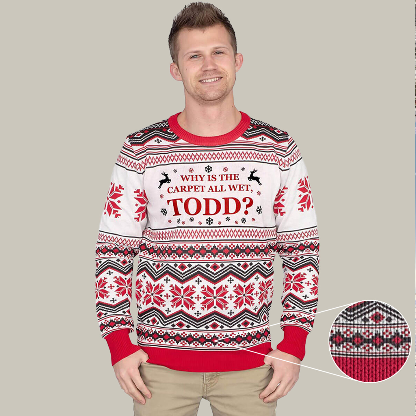 Why is the Carpet all Wet Todd Funniest Ugly Christmas Sweater Mother Daughter Gift Ideas